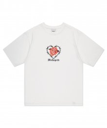 ROSE WIRE TEE WHITE(MG2DMMT519A)