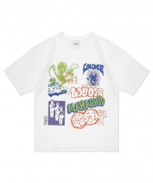STREET COLLAGE TEE WHITE(MG2DMMT512A)
