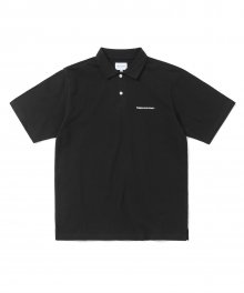 (SS23) T-Logo S/S Jersey Polo Black