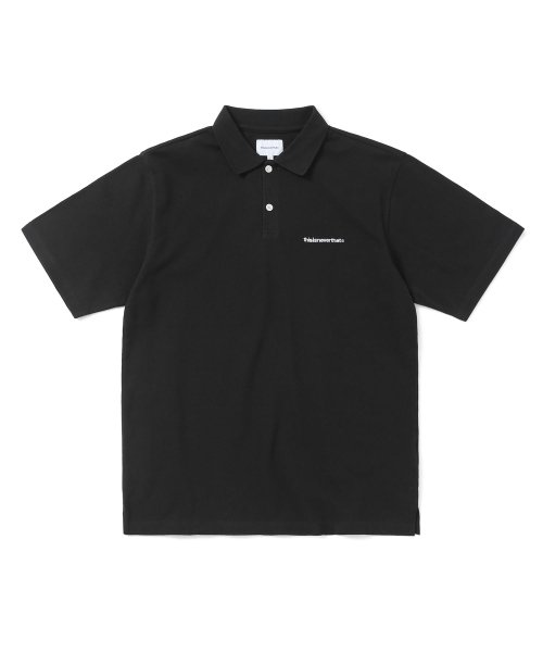 MUSINSA | thisisneverthat® T-Logo S/S Jersey Polo Black