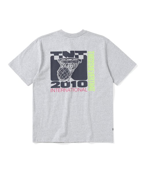 디스이즈네버댓(THISISNEVERTHAT) Basketball Tee Heather Grey - 49,000 | 무신사 스토어