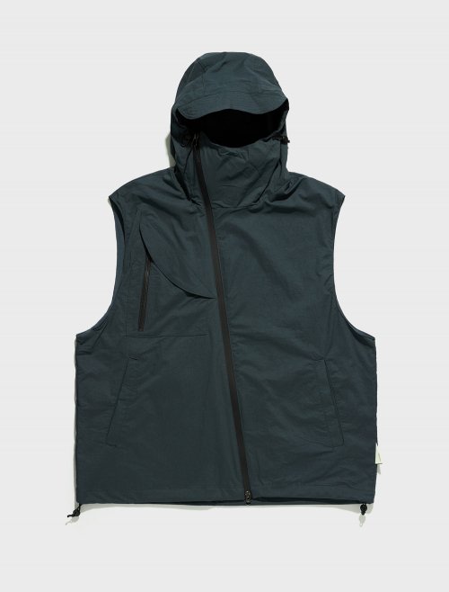 콜드웜(COLDWARM) 나일론 후디 베스트 -블루- - 95,200 | 무신사 스토어