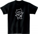 어썸어스(AWESOMEUS) (23SS)SMILE CAT 반팔 티셔츠 블랙