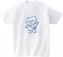 어썸어스(AWESOMEUS) (23SS)SMILE CAT 반팔 티셔츠 화이트
