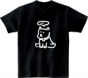 어썸어스(AWESOMEUS) (23SS)SPACING OUT DOG 반팔 티셔츠 블랙