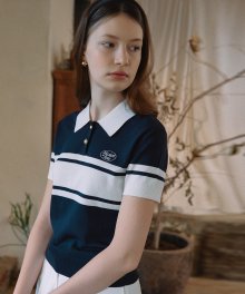 ROLA EMBROIDERY KNIT NAVY