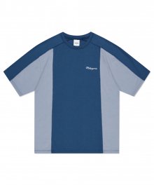 BLOCK SECTION TEE NAVY(MG2DMMT534A)