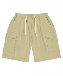 WASHED RIP STOP CARGO SHORT BEIGE(MG2DMMPA61A)