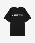 어 콜드 월(A COLD WALL) 남성 에센셜 로고 티셔츠 - 블랙 / ACWMTS092BLACK