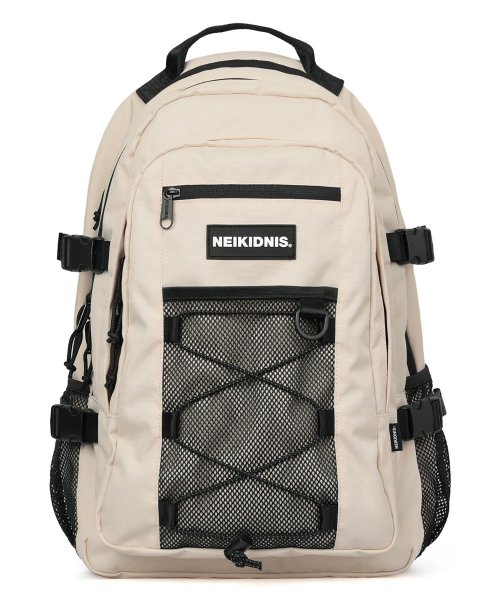 MUSINSA NEIKIDNIS Mesh String Backpack Light Beige