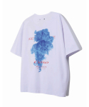 일꼬르소(IL CORSO) 스모크 아트웍 반팔 티셔츠 화이트 IETS4E412WT