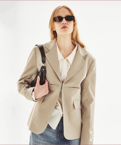 [LINE] Basic Tuck куртка (2colors)