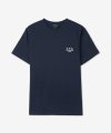 남성 체스트 로고 반소매 티셔츠 - 네이비 / COEZCH26840IAK
