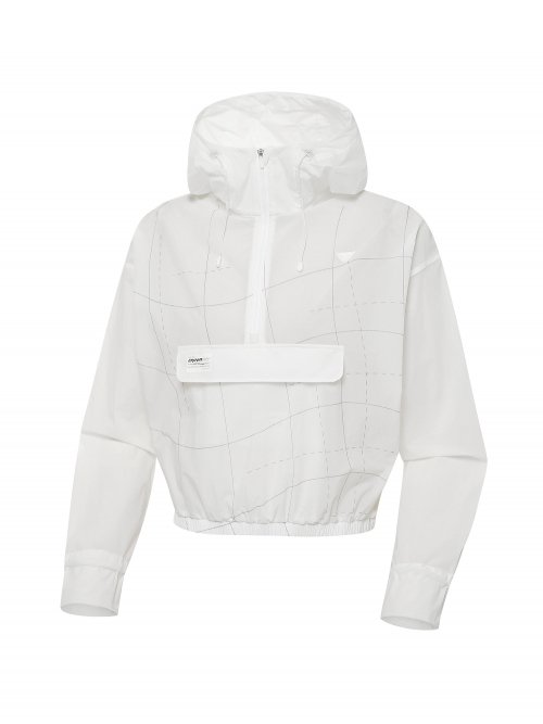 NIGHT Beta кроп-анорак — Off White