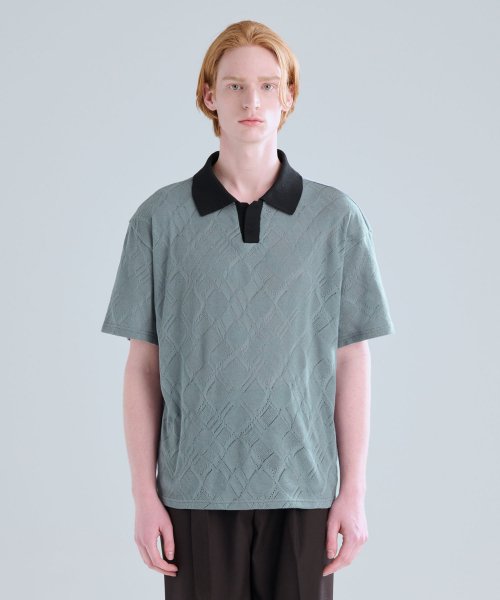 Однотонный трикотажный топ Bluegreen