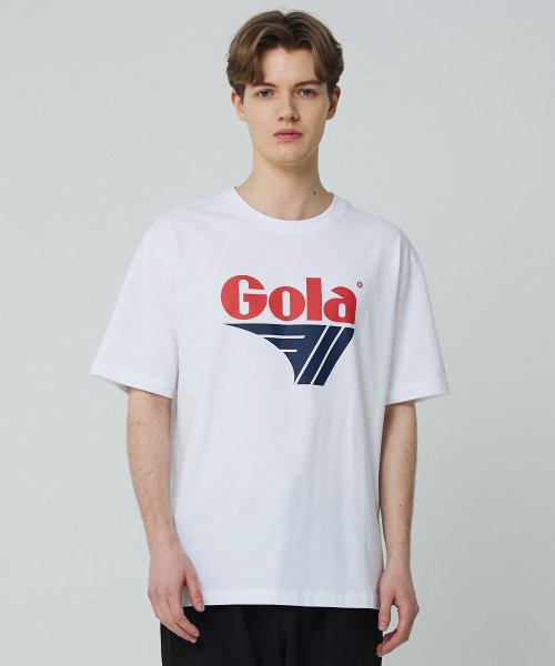 골라(GOLA) COLOR BIG LOGO T-SHIRTS [WHITE] - 사이즈 & 후기 | 무신사