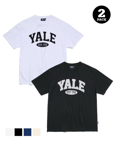 예일(YALE) [2PACK] 2 TONE ARCH TEE + TEE - 사이즈 & 후기 | 무신사