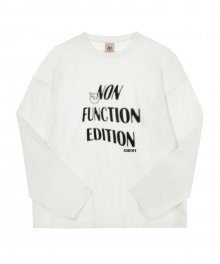 NON FUNCTION LONG SLEEVE T-SHIRT WHITE