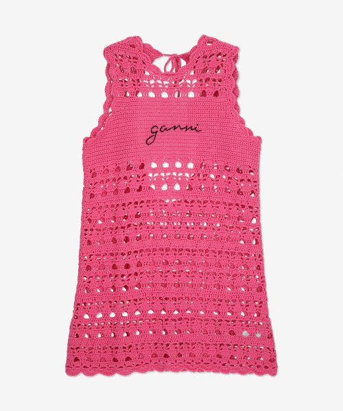 Crochet Cover-Up Slip Dress