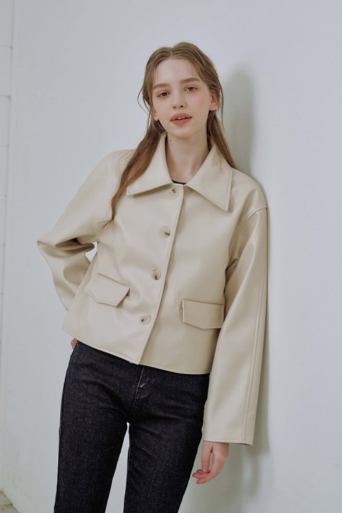 Куртка из экокожи Ivory из переработанных материалов