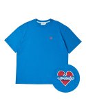 비욘드클로젯(BEYOND CLOSET) 노맨틱 로고 반팔 티셔츠 블루