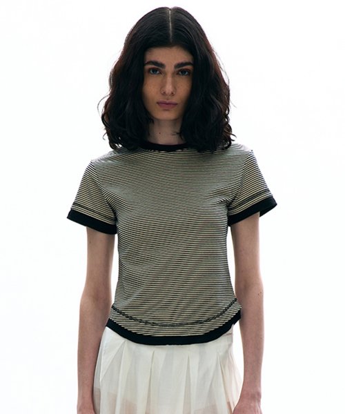PARTIMENTO WOMEN レイヤードTシャツ Qoo10 パルティメント PARTIMENTO WOMEN Tシャ