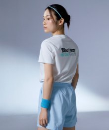 디커맨 백그래픽 여성 반팔티셔츠 (O/WHITE)