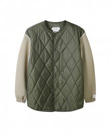 Quilting Midi Bomber Jumper (Recycled Nylon)_RJUAS23700KHX