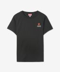 겐조(KENZO) 여성 크레스트 로고 클래식 반소매 티셔츠 - 블랙 / FC62TS0124SO99J