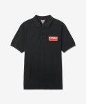 겐조(KENZO) 남성 클래식 폴로 반소매 티셔츠 - 블랙 / FD55PO0064PU99J
