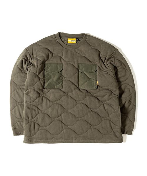 Стеганый свитшот Gear Pocket 2.0 / Olive