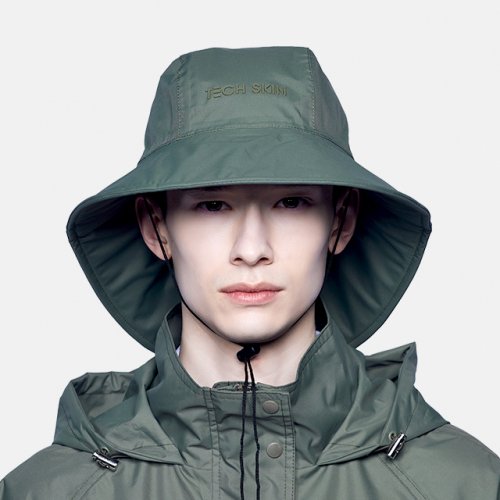테크스킨(TECHSKIN) 레인플렉스 버킷햇_카키 - 68,000 | 무신사 스토어
