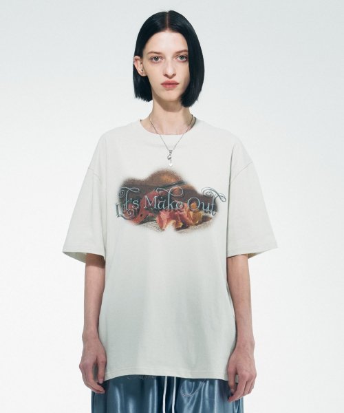 스컬프터(SCULPTOR) Love Energy Tee Dirty White - 사이즈