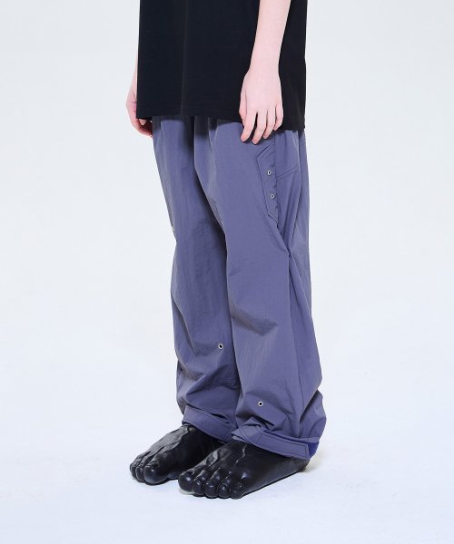 TCM nylon eyelet pants( purple)