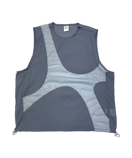 MUSINSA | ザ コールデストモーメント TCM nylon layered mesh vest (grey)