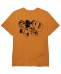 콤팩트 레코드 바(KOMPAKT RECORD BAR) Do Not Be Late T-Shirts - Orange