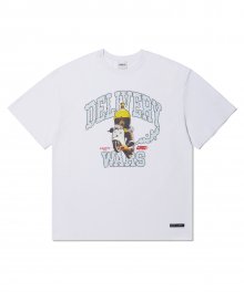 DELIVERY ARCH BEAR T-SHIRTS WHITE