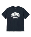 NBD 클래식 로고 반팔 티셔츠 네이비
