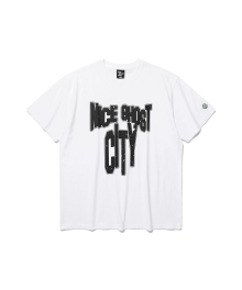 NICE GHOST CITY TEE_WHITE(NG2DMUT544A)