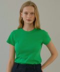 organic cotton rib t-shirt (4colors)