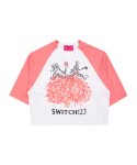 스위치123(SWITCH123) 유토피아 트리 오버핏 크롭 반팔 티셔츠(핑크)_SXS3TS55PK