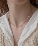 메리모티브(MERRYMOTIVE) Pastel sugar candy ball chain necklace