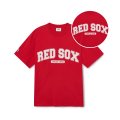 바시티 로고 오버핏 반팔 티셔츠 BOS (L.Red)