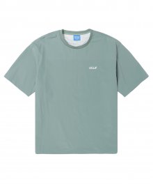 여름 우븐탑 반팔 티셔츠[KHAKI](UZ3SS30_65)