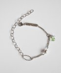 메리모티브(MERRYMOTIVE) Applegreen point mix chain surgical bracelet