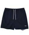 [ONEMILE WEAR] SMALL ARCH LOGO BEACH SHORTS NAVY