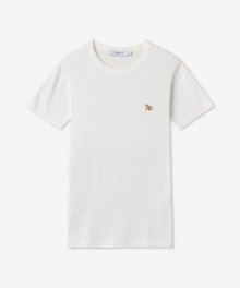 여성 폭스 패치 반소매 티셔츠 - 화이트 / FW00140KJ0012P100