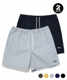 [2PACK] [ONEMILE WEAR] SMALL ARCH LOGO BEACH SHORTS + SHORTS