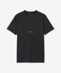지방시(GIVENCHY) 공용 미니로고 프린트 반소매 티셔츠 - 블랙 / BM71F83Y6B001