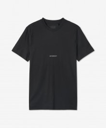 미니로고 프린트 반소매 티셔츠 - 블랙 / BM71F83Y6B001